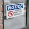 Signmission Please Keep Feet Off Walls Sign With Symbol, 5 in W x Rectangle, Vinyl Decal OS-2PACK-NS-D-35-L-17473 - alternate 5